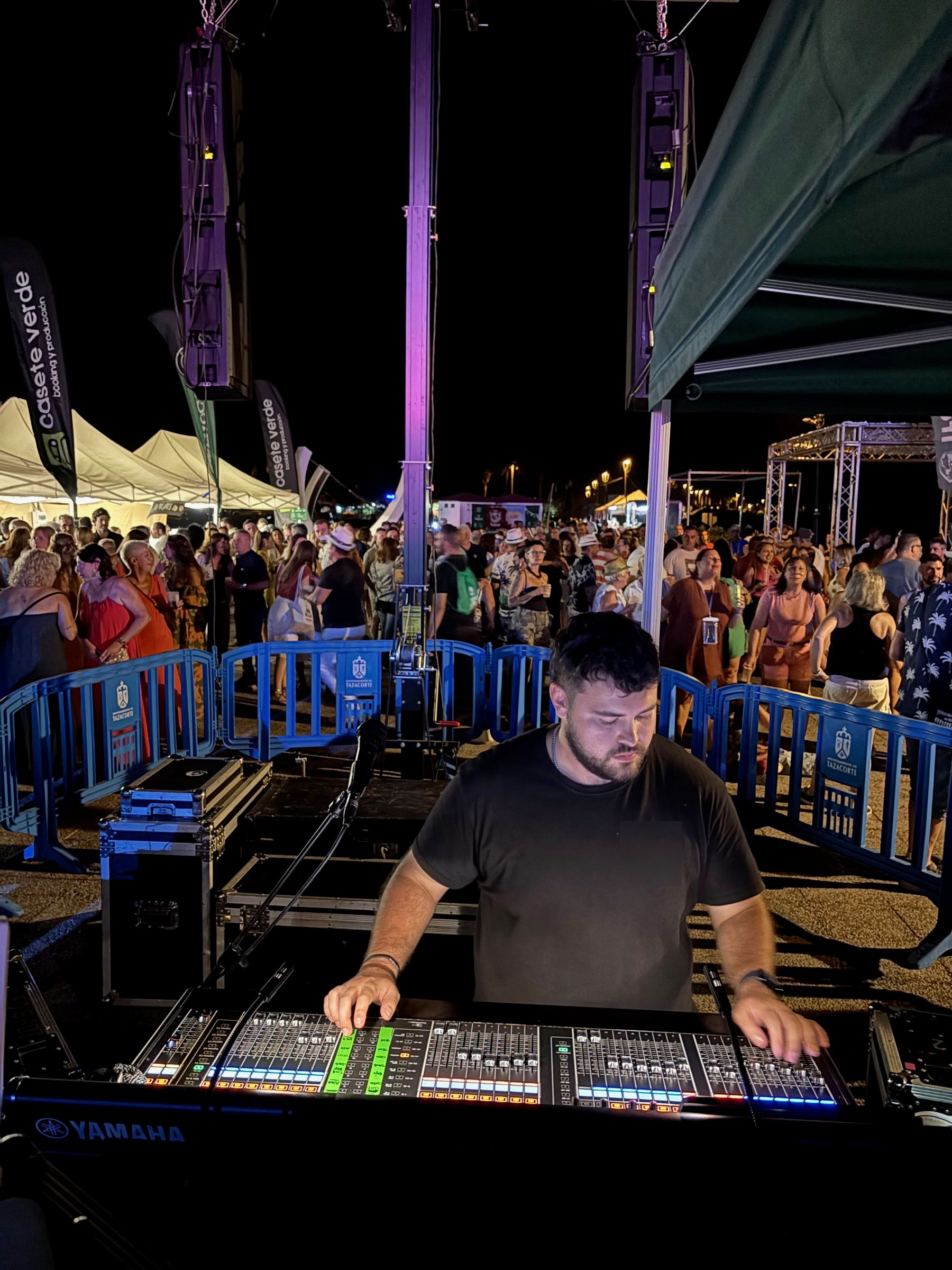 En la Yamaha CL5 · Tazacorte, Ago 2026